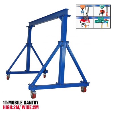 1t small mobile gantry cranes Gantry Cranes 1T H2M W2M