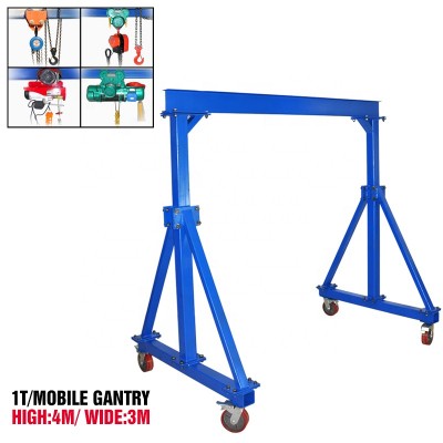 Small Mini Mobile Portable Gantry Crane For Sale Gantry Cranes 1T H4M W3M