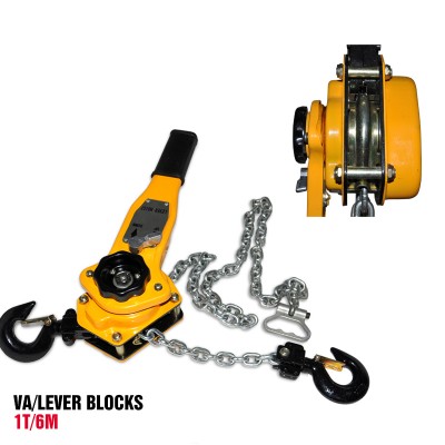 Hot Sale VA Lever Chain Hoist Lever Block VA series 1 Tons 6 meters long chain