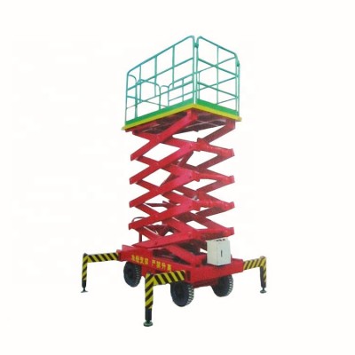 Mobile skylift hydraulic electric scissor lift scissor platform Scissor type-4m-300kg