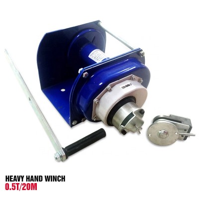 boat ship heavy duty hand winch with brake for hot sales Heavy 0.5T 20M