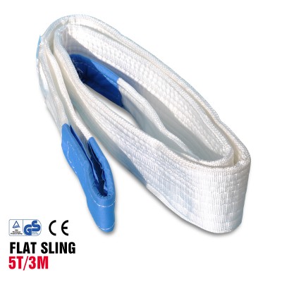 Polyester Industrial Lifting Belt Sling Crane Weight 5T*4m*1