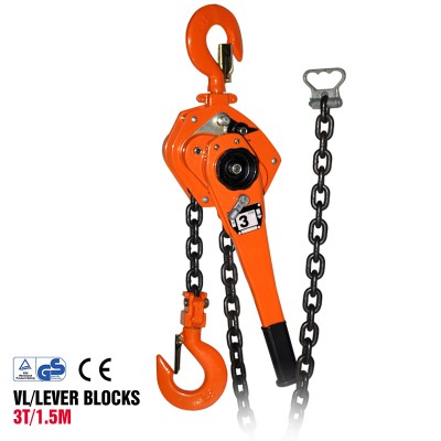 3ton 1.5m ratchet chain lever hoist ,vital lever block, VL lever chain hoist