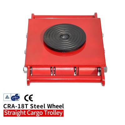 Hot sales cargo trolley for transport/handling Max 40 Tons Moving Skates Cargo Carrying Tanks For Sale CRA-18T-SW