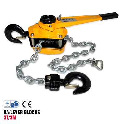 Lever Block Chain Hoist Come Along Ratcheting Lever Block VA-3T-3M