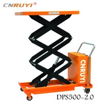 2000mm Small Platform 500kg Scissor Car Lift Mini Scissor Lift Hydraulic