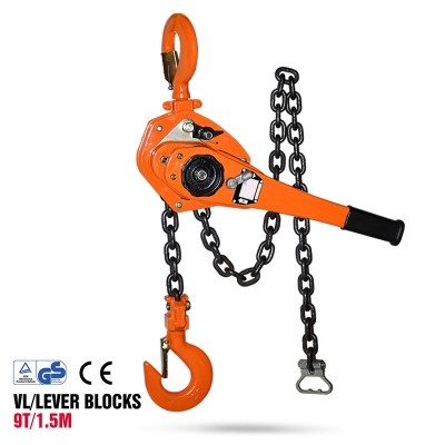 Manufacturer Portable Hoist Frame 9 Ton 1.5M Manual Lifting Equipment Chain Lever Block