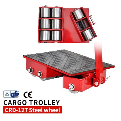 Jinteng CRD model 12 ton cargo moving trolley/8-12T,Steel wheel