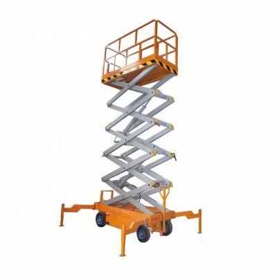 Factory direct sell mobile elevated lift platform aerial work platform Scissor type-10m-2T